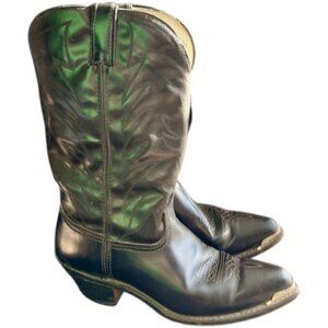 Durango DB400 Embroidered Mid-Calf Snip Toe Western Boots - Black - 11D